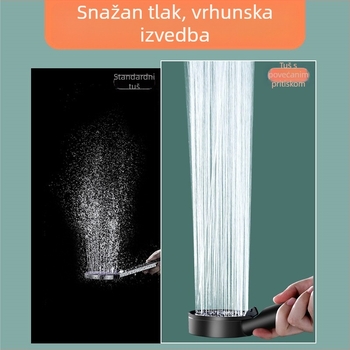 Set tuša s pet brzina, visokim tlakom, ABS, Jiashidi