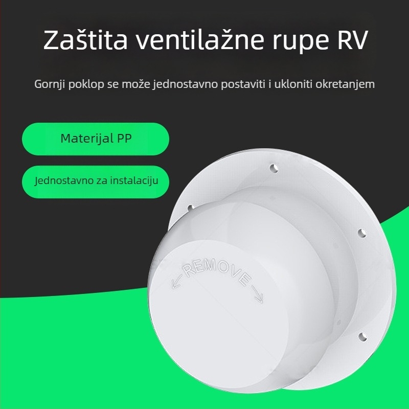 Yu Mu SFPV1-01 krovni RV ispušni ventil s kapom za kišu i glavom u obliku gljive, PP