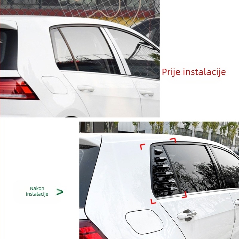 ABS auto naljepnica Golf MK7/7.5 (13–19) GTI/R – Prilagodljiva
