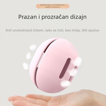 Silikonska kutija za kozmetičko jaje – prenosni organizator za makeup spužvicu i pudernu pufficu