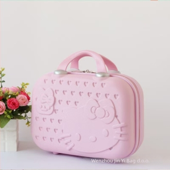 Putna kozmetička kutija, ABS materijal, vodootporna, protivkrađa s kombinacijskim zaključavanjem, zatvarač, univerzalni kotači, za kućno skladištenje