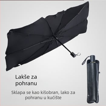 Auto sjenilo za prednje staklo — univerzalna prilagodba, zaštita od sunca, toplinska izolacija, unutarnja zaštita