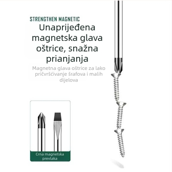 USLIKE križni odvijač s Cr-V čelikom, magnetski, izolirani, 100 g, drška od novog materijala