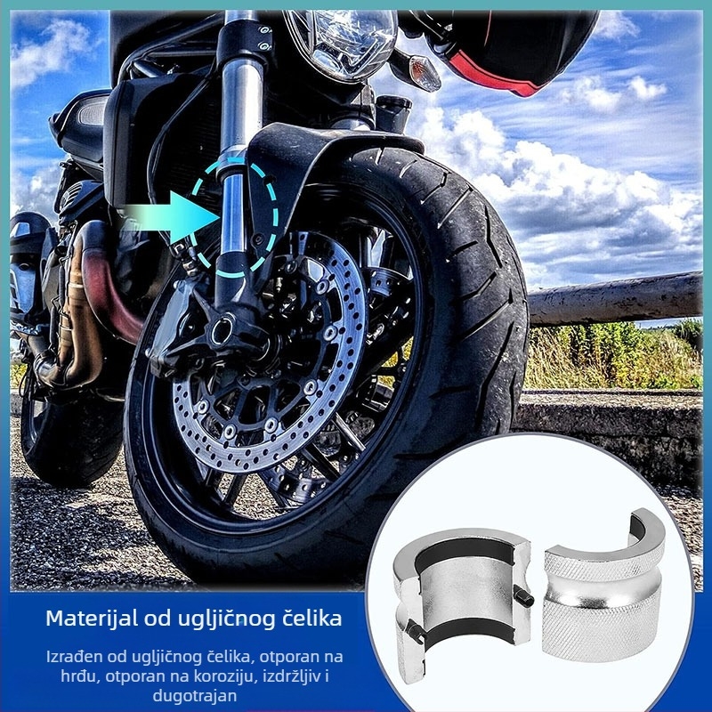 Prilagodljiv alat za montiranje brtve vilice motocikla, metalni višenamjenski alat