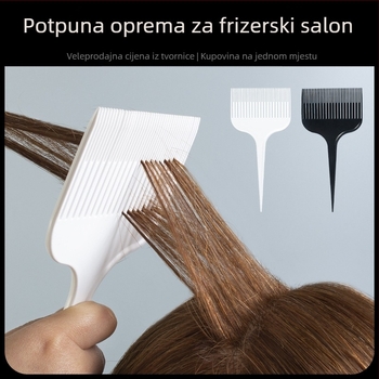 Češalj za naglašavanje pramenova s oštrim vrhom — profesionalni alati za bojanje kose, salon