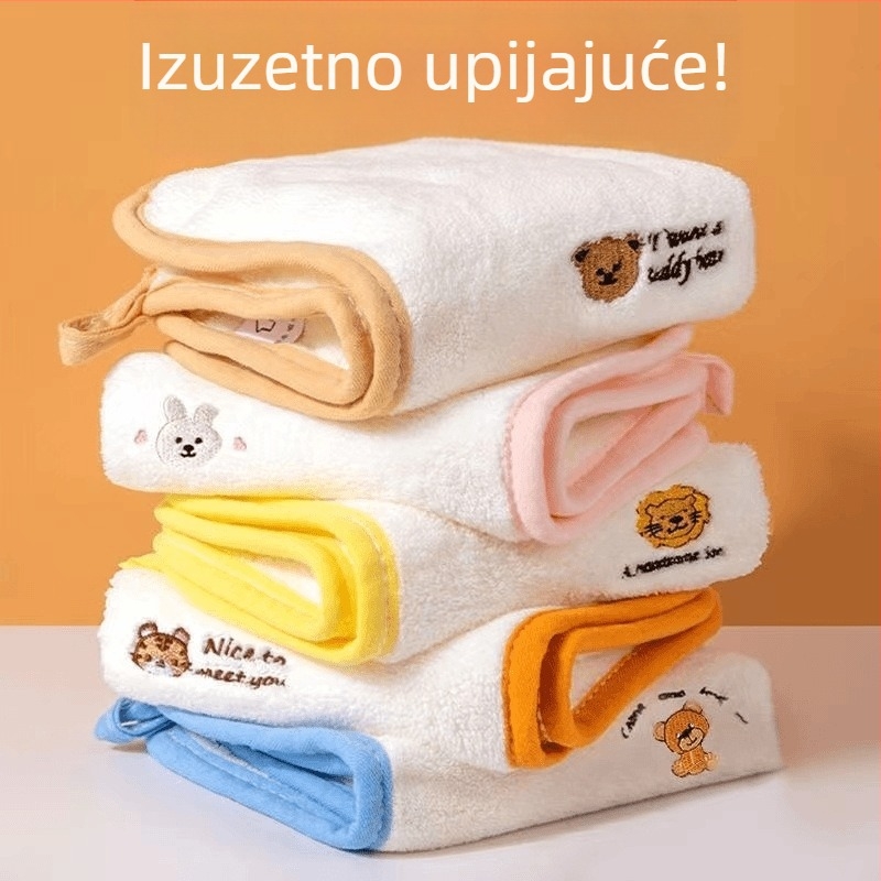 5-komplet dječjih kvadratnih maramica od koralnog velura za lice, Spider-Man dizajn, 25 g, s mogućnošću tiska logotipa