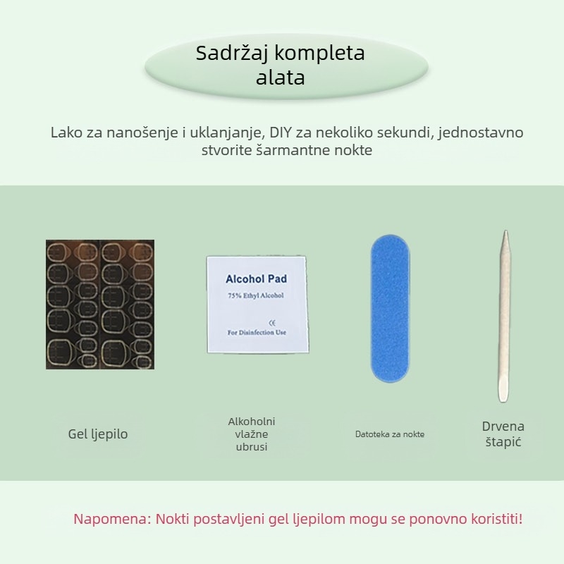Listovi za nokte – uklonjivi listovi noktiju od Man Yicai; stil: sladak, INS stil, Pure Desire, nosivi, baletna inspiracija