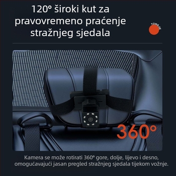 Automobilski LCD zaslon za nadzor bebe, model TJ4305408, infracrveno noćno vidanje, rezolucija 480x272