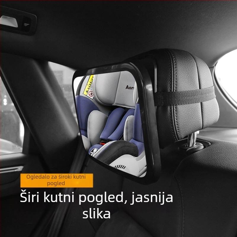 Unutarnji auto ogledalo za bebu, 360° rotacija, Xiao Island marka, licencirana privatna marka