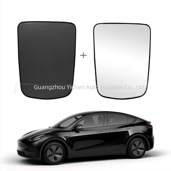 Mreža za zaštitu od sunca za Tesla Model Y – najlon mreža, ugradnja usisnim čašicama, težina 0,9 kg, tisk logotipa moguć, kompatibilno sa posebnim automobilima