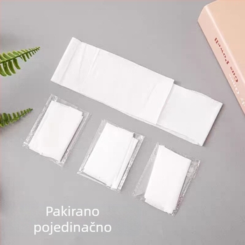 Jednokratna gumica za kosu s Velcro, korejski stil, netkani materijal, mašna