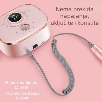 Ažurirani prijenosni stroj za manikuru – brušenje noktiju i uklanjanje noktiju