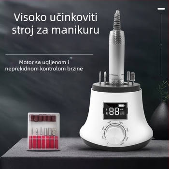 Prijenosni punjivi stroj za manikuru, piljenje i uklanjanje noktiju, visoke snage
