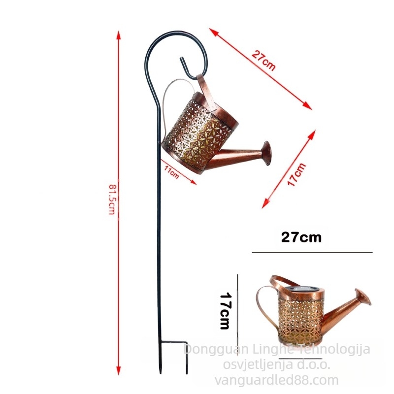 Mjedeno LED krajinsko svjetlo za vanjsku baštu i dvorište, IP65, LED izvor