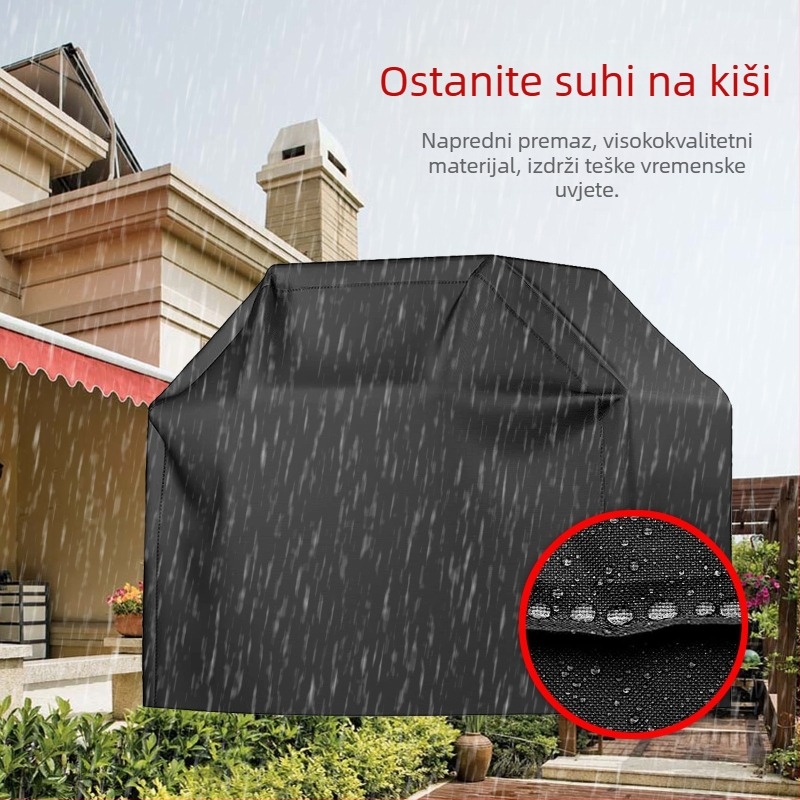 Navlaka za pećnicu – poliester Oxford, UV-otporan, kiša i prašina otporan, za vanjsku upotrebu
