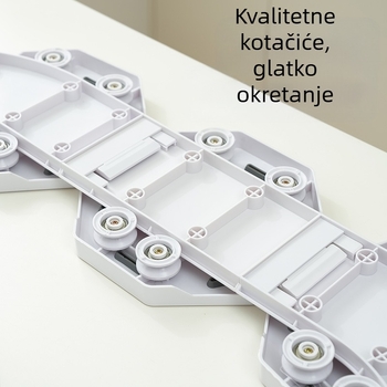 Rotirajuća tac za serviranje Lazy Susan — prenosiva, ABS plastika, s tiskanim logotipom, Serija 55