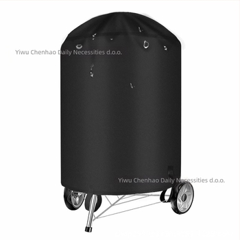 Barrel oblik vanjska navlaka za BBQ roštilj – vodootporna, UV‑otporna, prašnita; okrugla poliester navlaka (210D/420D/600D)