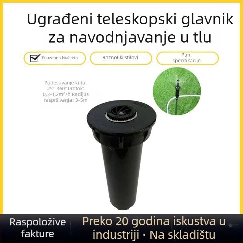 Podzemno ugrađena rotirajuća prskalica za travnjake s podiznim mehanizmom | Yu Rui, inženjerske plastike