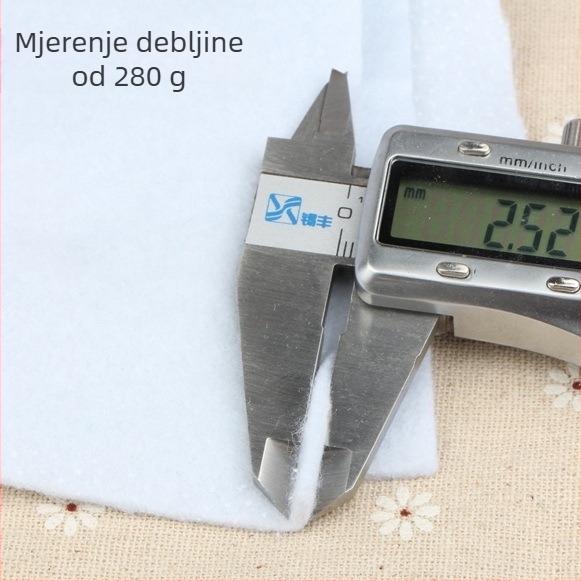 Dichu netkani tekstil s jednosmjernim ljepilom, debeli jastučić, 180 g/m², za kućnu tekstilu i pakiranje