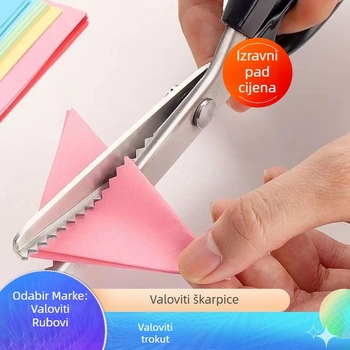 Šivaće škare s nazubljenim rubovima za tkanine i čipku — marka Wasp Nest, porijeklo Guangdong