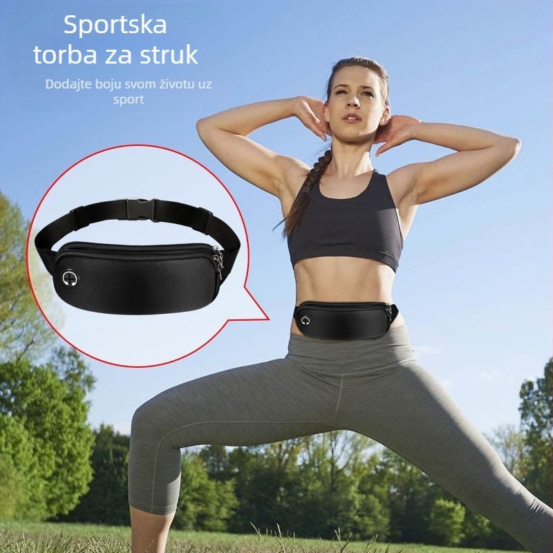 Sportska torbica za struk — najlon, prozračna, MANKOO, za aktivnosti na otvorenom