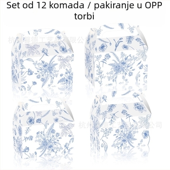 Darovna kutija za bombone u obliku roga – kofer-stil kartonska kutija 250gsm, offset tisak s logom, Xin Delie marka