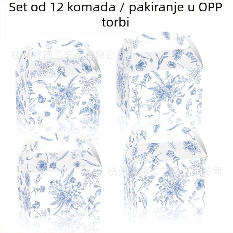 Darovna kutija za bombone u obliku roga – kofer-stil kartonska kutija 250gsm, offset tisak s logom, Xin Delie marka