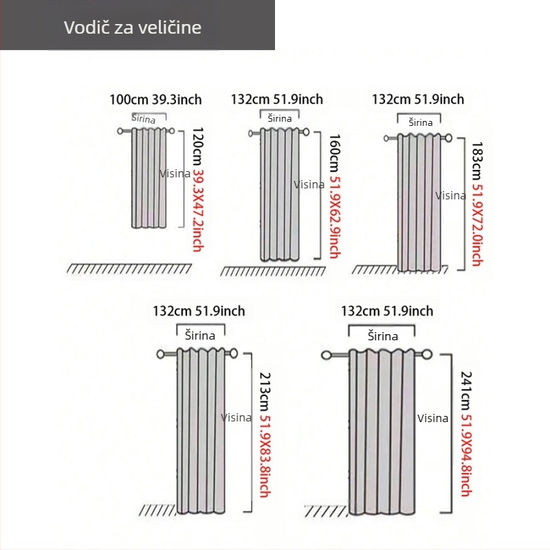 Poliesterska zavjesa od gaze sa snježnim uzorkom, digitalni tisak, poluprozirna sjenila 40–70%, za dnevni boravak, spavaću sobu, hodnik