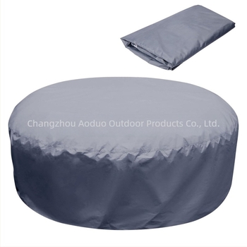 Vanjska okrugla navlaka za kadu od Oxford platna; vodonepropusna, otporna na snijeg, prašinu i sunce; namijenjena vanjskoj uporabi; mogućnost logotipa po narudžbi