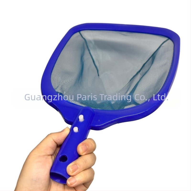 Ojačana mreža za skupljanje lišća bazena, plitka mreža, veliki okvir, ugrađen V-clip, kompatibilno s univerzalnim štapom