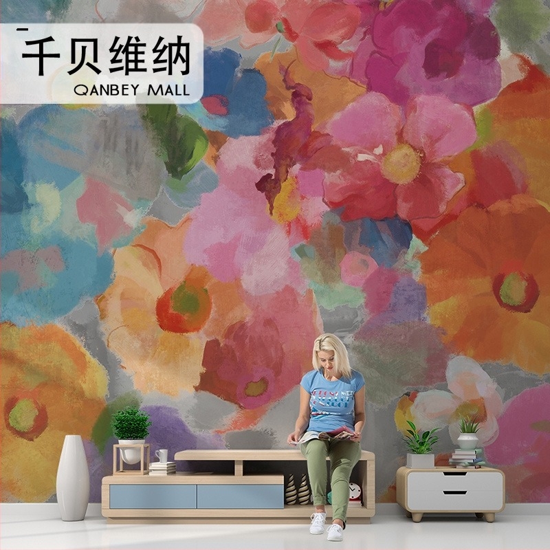 Meilun svilen zidni tapet – uzorak dekor, moderni minimalistički stil