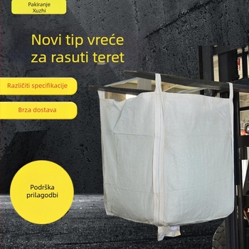 Polipropilenska ton torba s četiri ručke, čvrsta konstrukcija, tiskano logo, nosivost 1000 kg, prilagodljiva obrada