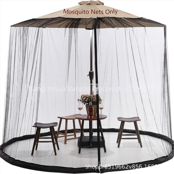 Moskito mreža za kišobran – kupolna mreža, poliestersko vlakno, s jednim vratima, bez nosača