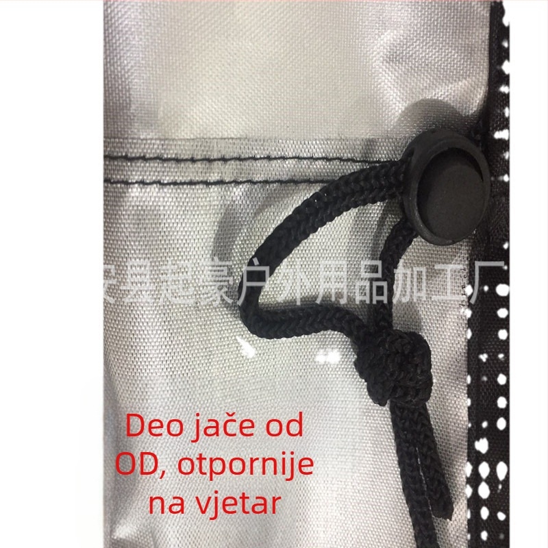 Okrugla vanjska navlaka za namještaj s reflektirajućom trakom, od Oxford tkanine 210D/420D, za okrugle stolove i stolice