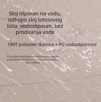 Canopy šator za kampiranje s Oxford tkaninom, leptir oblik (vodootpornost 3000mm)