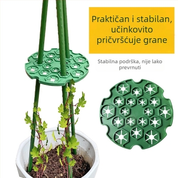 Vrtni ukrasni elementi – plastični držač za bambusove stupove i čelične cijevi