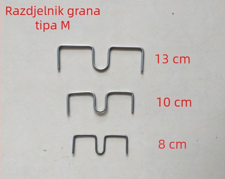 Alat za pritisak i oblikovanje grana za bonsaje i vrtne biljke, M‑oblik potpore za ruže i voćna stabla (citrusi i nar)
