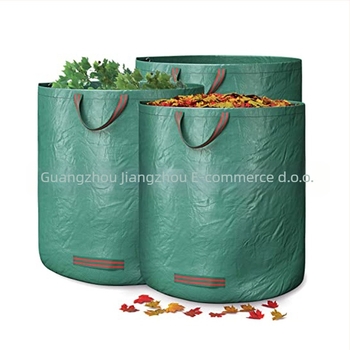 Vrtna vreća za lišće i travu; od polipropilena; otporna na kidanje, izdržljiva, otporna na koroziju; dizajn za podnu upotrebu