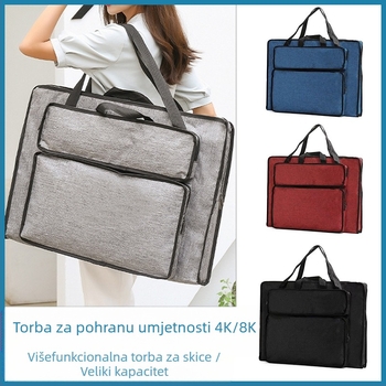 Michaelan 4K/8K torba za slikanje na ramenu, prijenosna umjetnička torba za platna i alate (Brand: Michaelan; Tisak loga: Ne; Prilagodba: Ne; IP ovlaštenje: Ne)