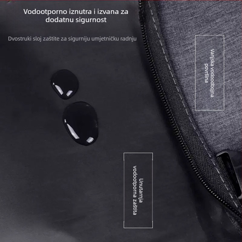 Michaelan 4K/8K torba za slikanje na ramenu, prijenosna umjetnička torba za platna i alate (Brand: Michaelan; Tisak loga: Ne; Prilagodba: Ne; IP ovlaštenje: Ne)