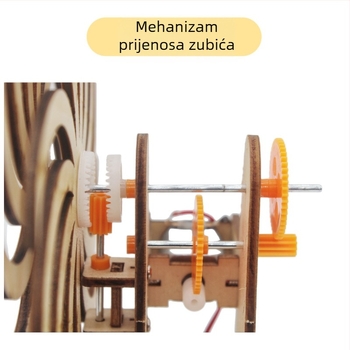 DIY znanstveni eksperiment set — drveno prozorsko okno s optičkom iluzijom, za uzrast 7–14 godina, branda Maker Coldplay, s video vodičem