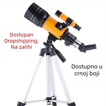 Astronomski teleskop F30070 s stativom za promatranje dubokog svemira, visoko povećanje, HD rezolucija, za studente, djecu i odrasle