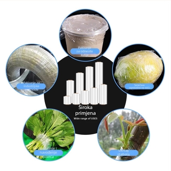 PE rastezljivo film s papirnim jezgrom – duljina 100 – samoljepljivi zaštitni omot za industrijsko pakiranje – prilagodljivo