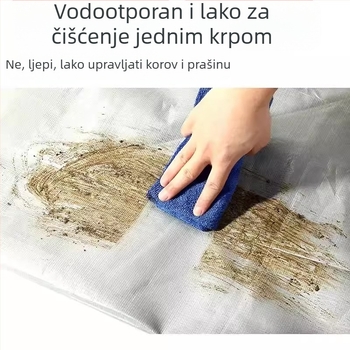 Vanjska debela kamping podloga za pod – dvostrana, PE materijal, vodootporna, UV zaštita