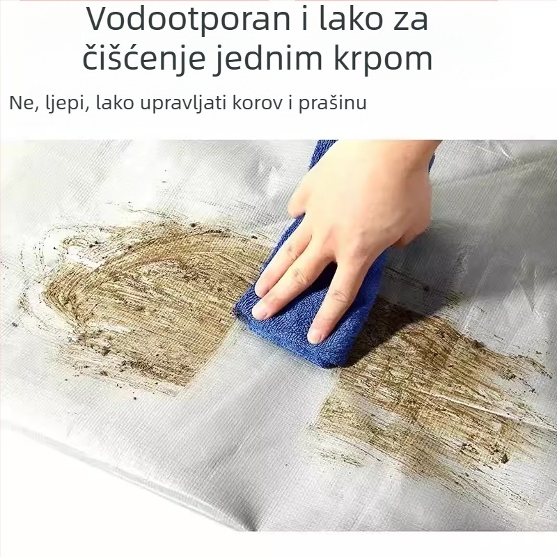 Vanjska debela kamping podloga za pod – dvostrana, PE materijal, vodootporna, UV zaštita