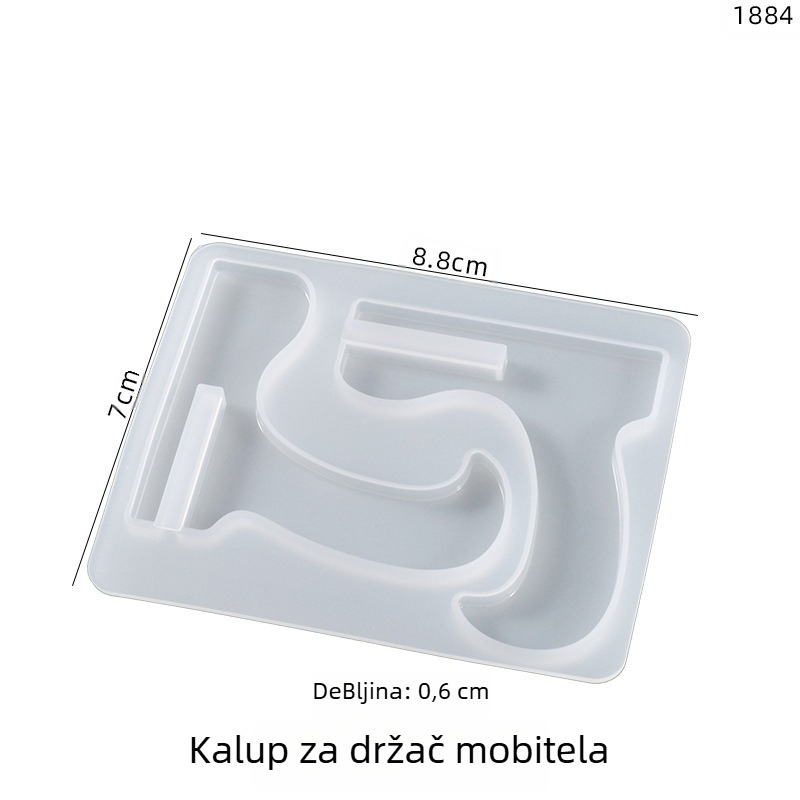 Silikonska forma za kolače s nepravilnim oblikom – za pečenje i DIY projekte smole