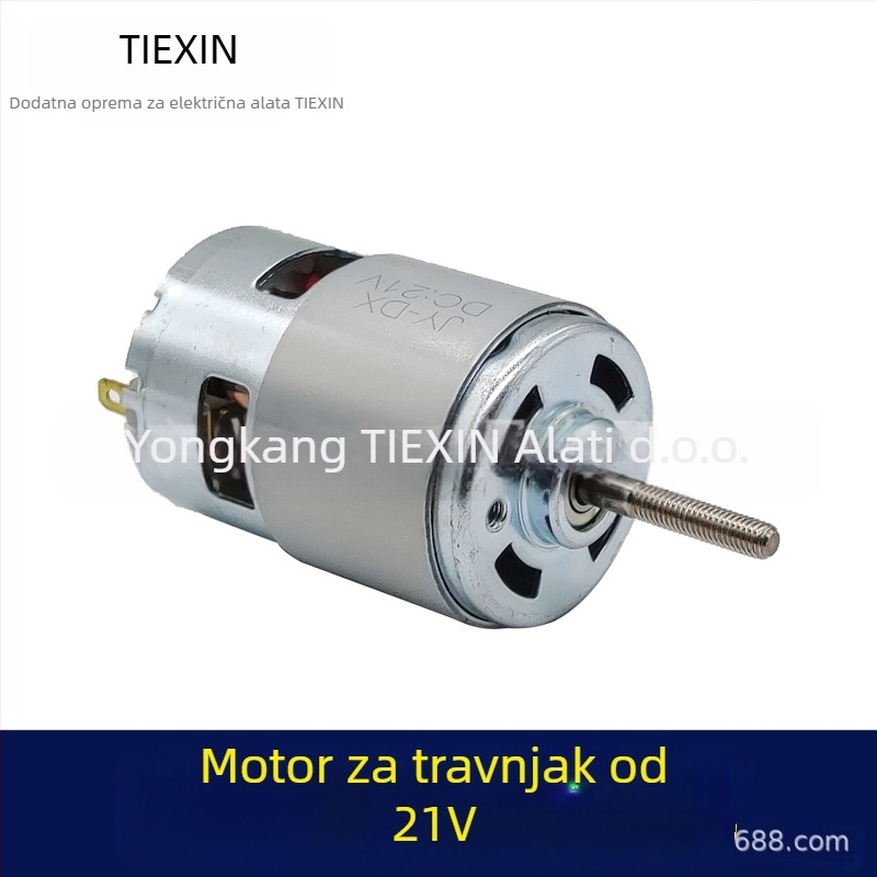 Rotor kosilice 755 za motor s Li-ion baterijom 21V, marka Tiexin, bimetalni