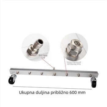 Versatile 7-otvorna mlaznica visokog tlaka za pranje automobila