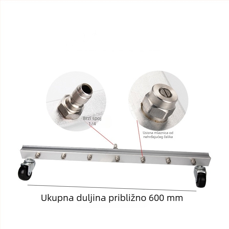 Versatile 7-otvorna mlaznica visokog tlaka za pranje automobila