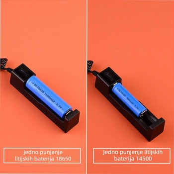 Renlong Electronics USB punjač za litijske baterije 18650/14500, jedan utor, 4.2V 1A, CE certifikat